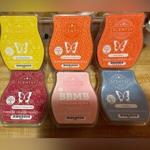 Scentsy wax Collection Red and Yellow